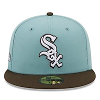 New Era Light /Brown Chicago White Sox 2005 World Series Beach Kiss 59FIFTY Fitted Hat