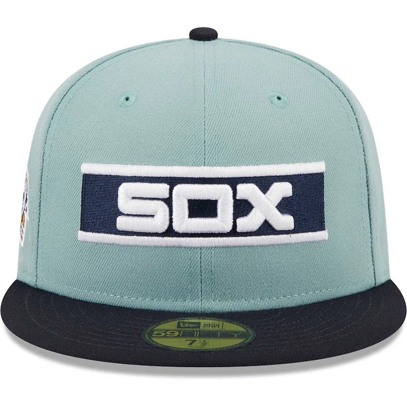 New Era Light /Navy Chicago White Sox Beach Kiss 59FIFTY Fitted Hat