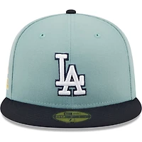 New Era Light /Navy Los Angeles Dodgers Beach Kiss 59FIFTY Fitted Hat