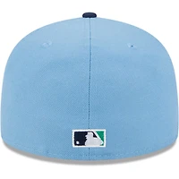 New Era Light /Navy Los Angeles Dodgers Green Undervisor 59FIFTY Fitted Hat