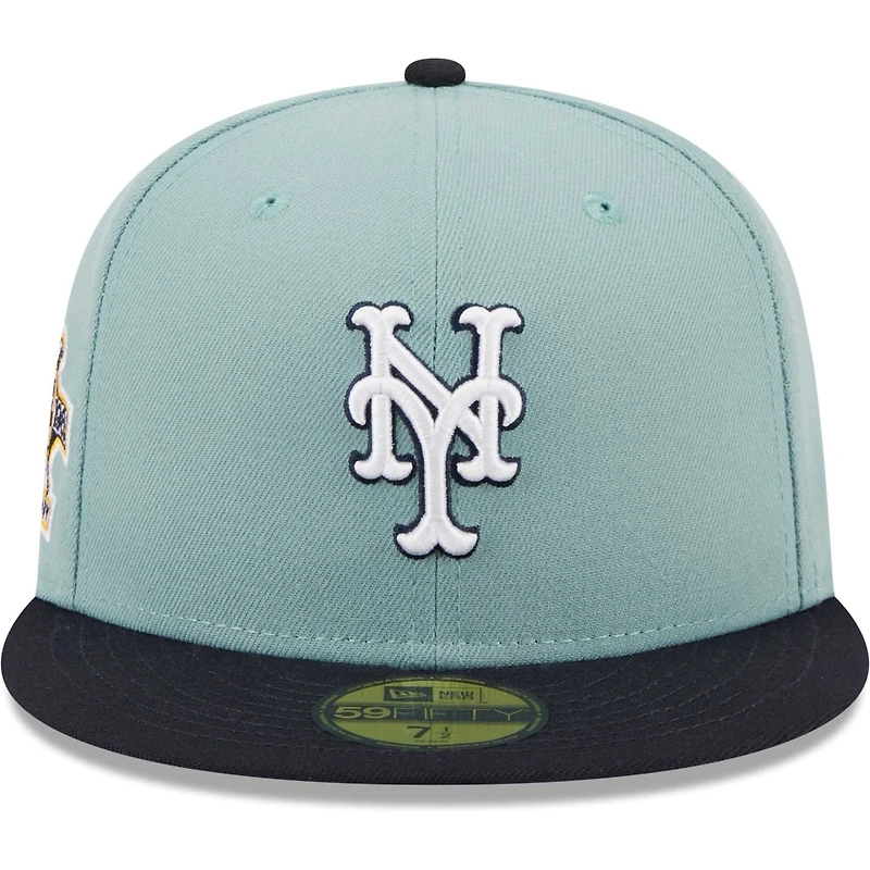 New Era Light /Navy New York Mets Beach Kiss 59FIFTY Fitted Hat