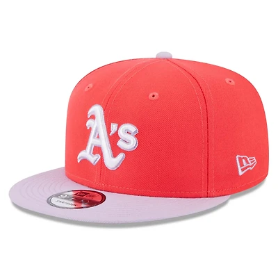New Era Light /Red Oakland Athletics Spring Basic Two-Tone 9FIFTY Snapback Hat