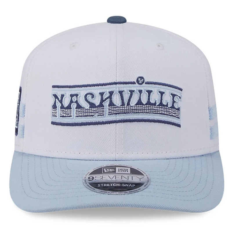 New Era Light Blue Nashville SC 2025 Third 9SEVENTY Stretch-Snap Hat