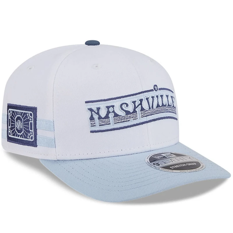 New Era Light Blue Nashville SC 2025 Third 9SEVENTY Stretch-Snap Hat