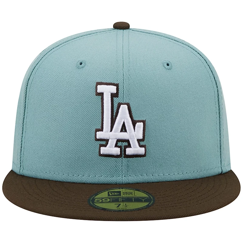 New Era Light Brown Los Angeles Dodgers 1988 World Series Beach Kiss 59FIFTY Fitted Hat