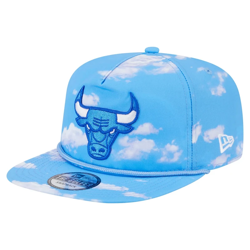 New Era Light Chicago Bulls Head in the Clouds Golfer Rope Adjustable Hat