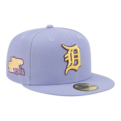 New Era Light Detroit Tigers Lavender Bloom 59FIFTY Fitted Hat