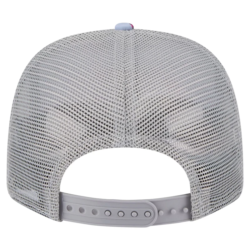 New Era Light Gray Houston Rockets Adventure Aloha Pattern 9SEVENTY Stretch-Snap Hat