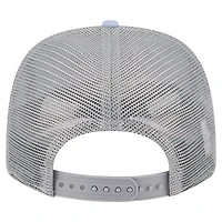 New Era Light Gray San Antonio Spurs Adventure Aloha Pattern 9SEVENTY Stretch-Snap Hat