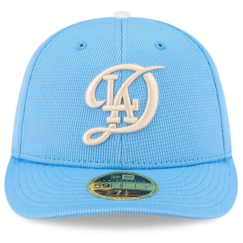New Era Light Los Angeles Dodgers City Connect Batting Practice Low Profile 59FIFTY Fitted Hat