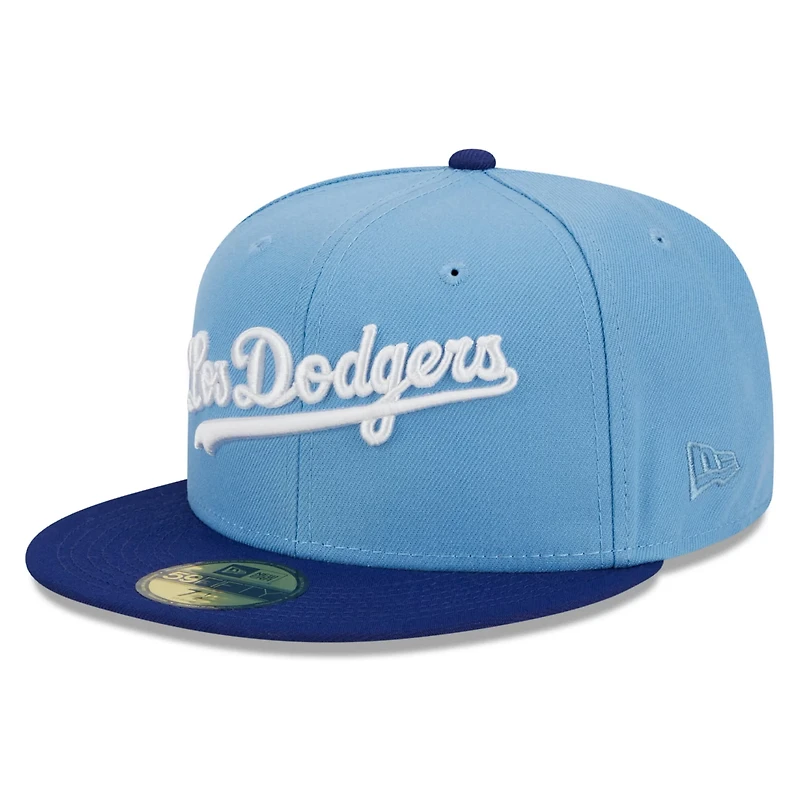 New Era Light Los Angeles Dodgers Cooperstown Collection Retro City 59FIFTY Fitted Hat