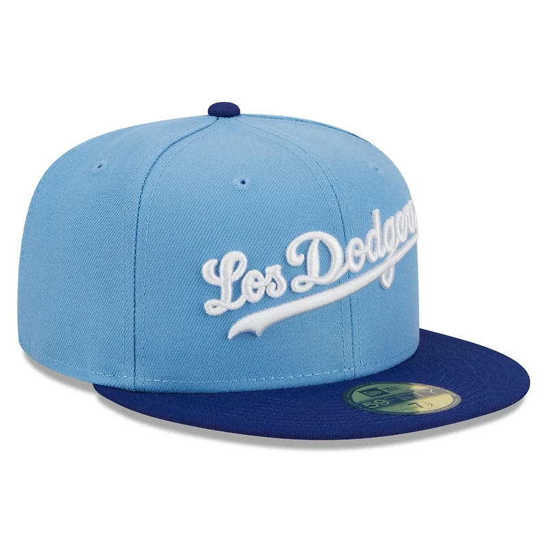 New Era Light Los Angeles Dodgers Cooperstown Collection Retro City 59FIFTY Fitted Hat