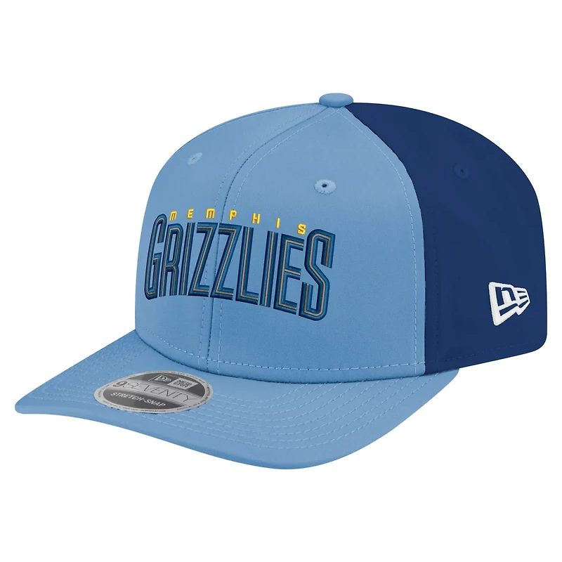 New Era Light Memphis Grizzlies Statement Edition Jersey Hook 9SEVENTY Stretch-Snap Hat