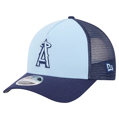 New Era Light Navy Los Angeles Angels 2-Tone Color Pack 9FORTY M-Crown A-Frame Adjustable Hat