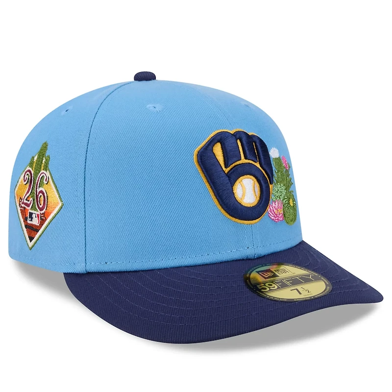 New Era Light Navy Milwaukee Brewers 2026 Spring Training 59FIFTY Fitted Hat