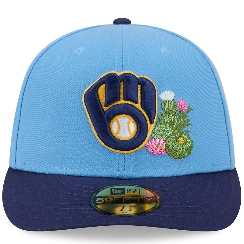 New Era Light Navy Milwaukee Brewers 2026 Spring Training 59FIFTY Fitted Hat