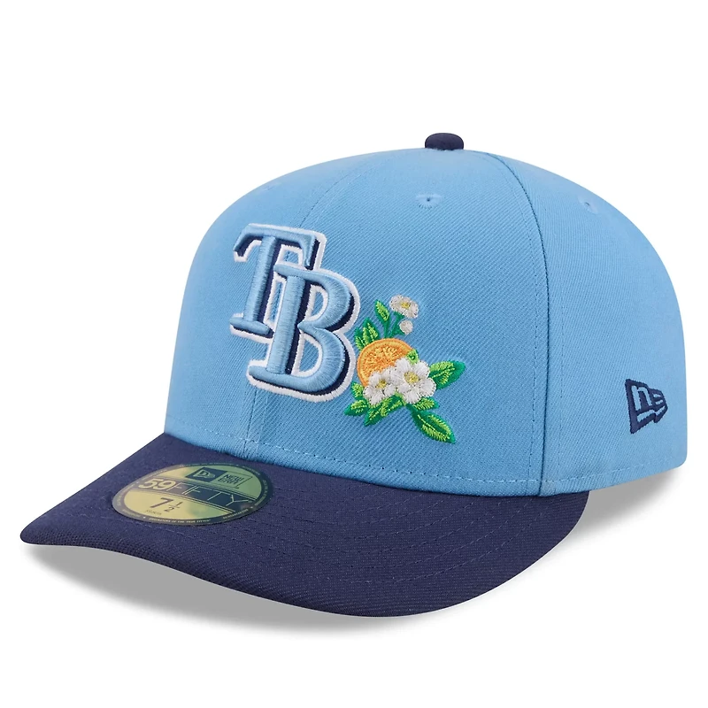 New Era Light Navy Tampa Bay Rays 2026 Spring Training Low Profile 59FIFTY Fitted Hat
