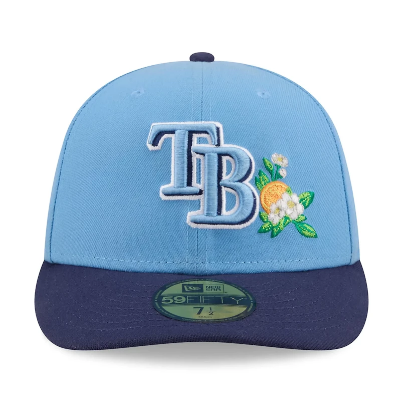 New Era Light Navy Tampa Bay Rays 2026 Spring Training Low Profile 59FIFTY Fitted Hat