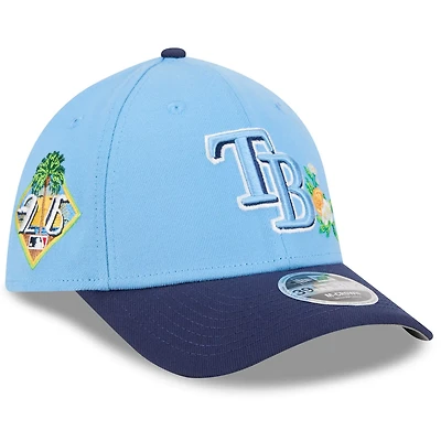 New Era Light Navy Tampa Bay Rays 2026 Spring Training M-Crown 39THIRTY Flex Hat
