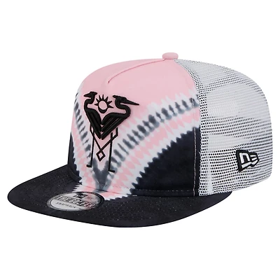 New Era Light Pink Inter Miami CF Tie-Dye Adjustable Golfer Hat