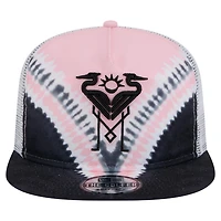 New Era Light Pink Inter Miami CF Tie-Dye Adjustable Golfer Hat