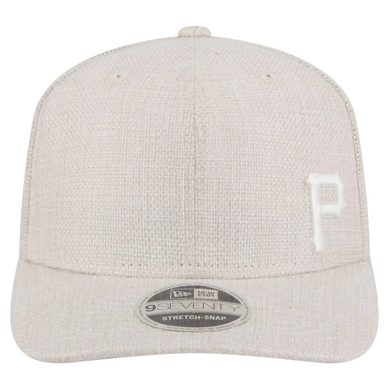 New Era Light Pittsburgh Pirates Flawless 9SEVENTY Stretch-Snap Hat