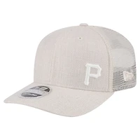 New Era Light Pittsburgh Pirates Flawless 9SEVENTY Stretch-Snap Hat