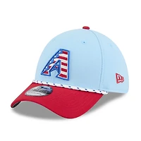 New Era Light Red Arizona Diamondbacks 2025 Fourth of July 39THIRTY Flex Hat