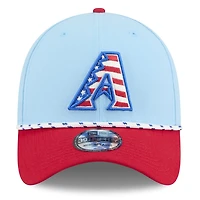 New Era Light Red Arizona Diamondbacks 2025 Fourth of July 39THIRTY Flex Hat
