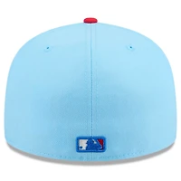 New Era Light Red Athletics 2025 Fourth of July 59FIFTY Fitted Hat