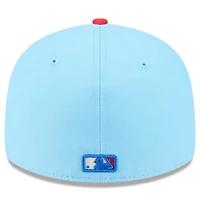 New Era Light Red Athletics 2025 Fourth of July Low Profile 59FIFTY Fitted Hat