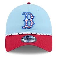 New Era Light Red Boston Red Sox 2025 Fourth of July 9TWENTY Adjustable Hat