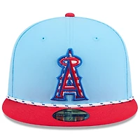 New Era Light Red Los Angeles Angels 2025 Fourth of July 59FIFTY Fitted Hat