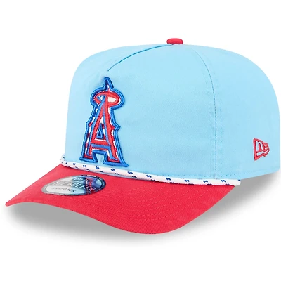New Era Light Red Los Angeles Angels 2025 Fourth of July Golfer Snapback Hat