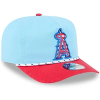New Era Light Red Los Angeles Angels 2025 Fourth of July Golfer Snapback Hat