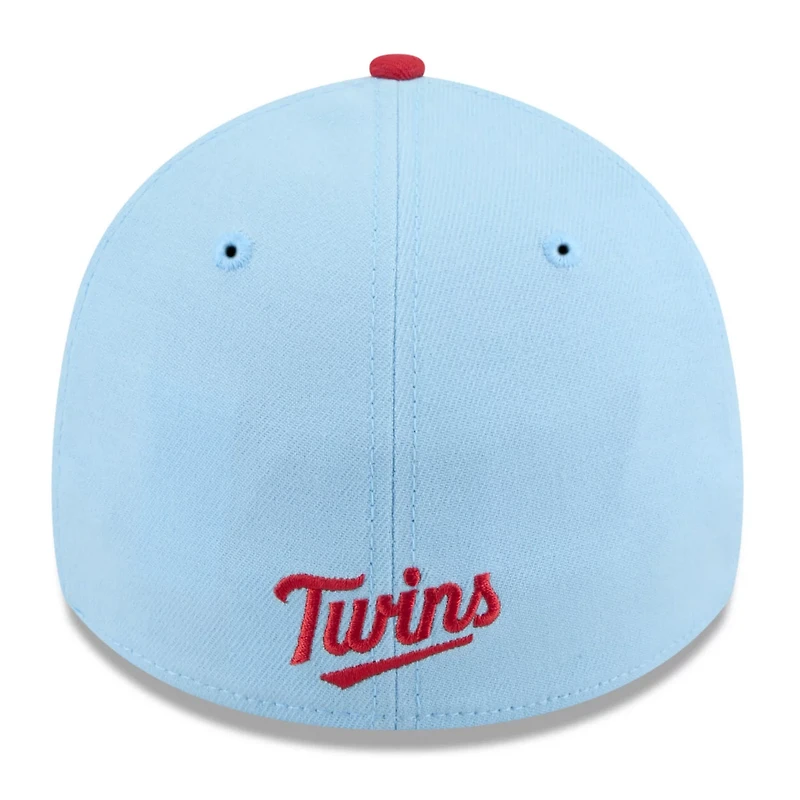 New Era Light Red Minnesota Twins 2025 Fourth of July 39THIRTY Flex Hat