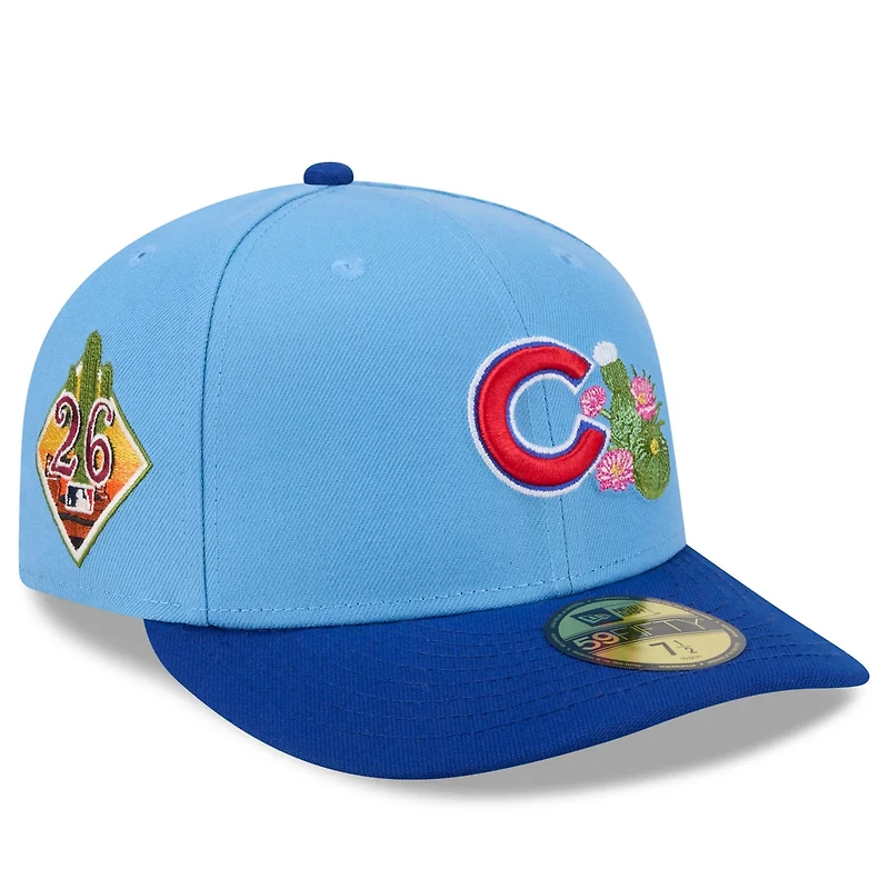 New Era Light Royal Chicago Cubs 2026 Spring Training 59FIFTY Fitted Hat