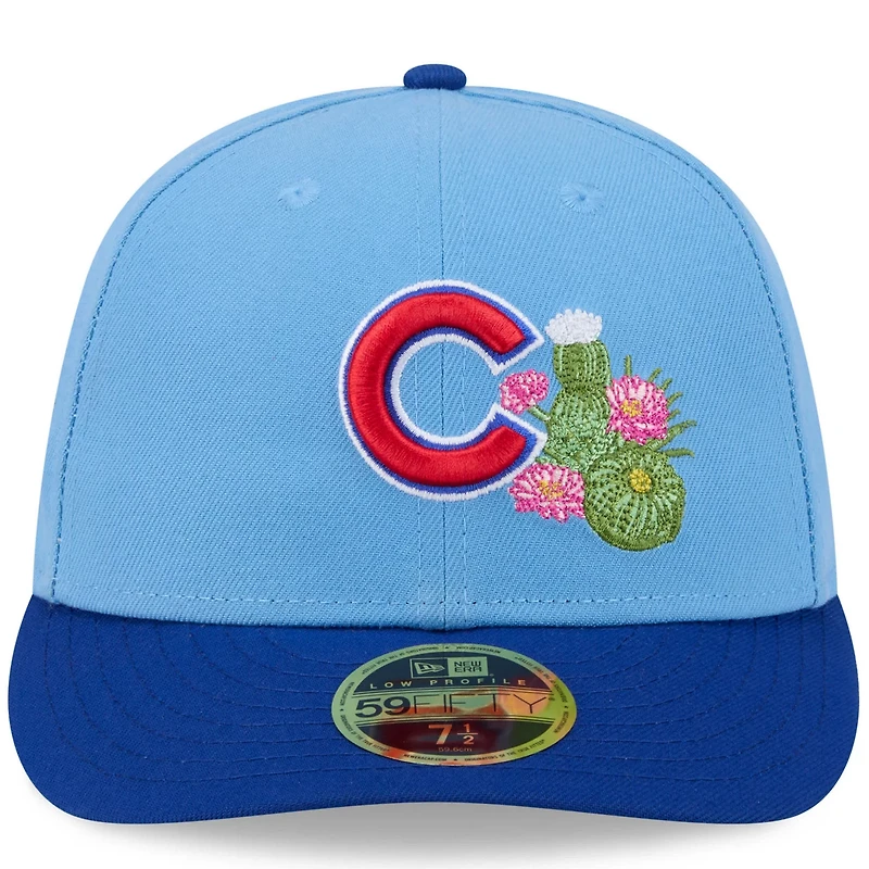 New Era Light Royal Chicago Cubs 2026 Spring Training Low Profile 59FIFTY Fitted Hat