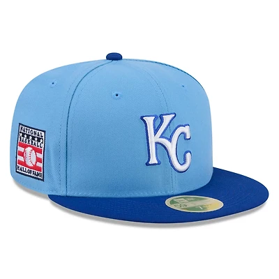 New Era Light Royal Kansas City Royals 2026 Baseball Hall of Fame 59FIFTY Fitted Hat