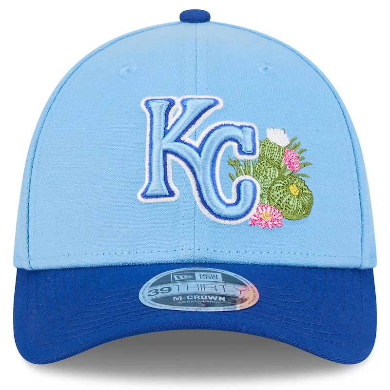 New Era Light Royal Kansas City Royals 2026 Spring Training M-Crown 39THIRTY Flex Hat