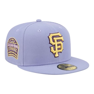 New Era Light San Francisco Giants Lavender Bloom 59FIFTY Fitted Hat
