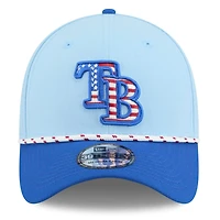 New Era Light Tampa Bay Rays 2025 Fourth of July 39THIRTY Flex Hat