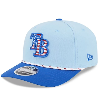 New Era Light Tampa Bay Rays 2025 Fourth of July 9SEVENTY Adjustable Hat