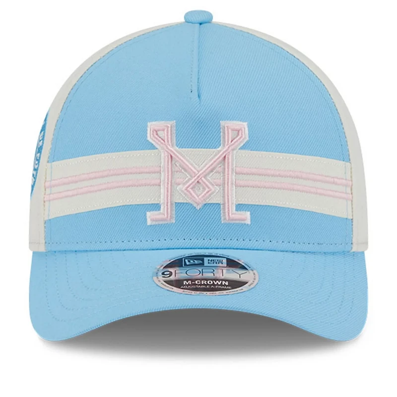 New Era Light White Inter Miami CF 2025 Jersey Hook 9FORTY M-Crown Adjustable Hat