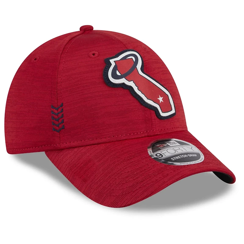 New Era Los Angeles Angels 2024 Clubhouse 9FORTY Adjustable Hat