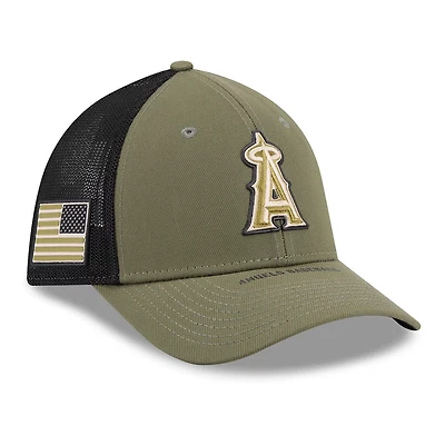 New Era Los Angeles Angels 2026 Armed Forces Day 39THIRTY M-Crown Flex Hat