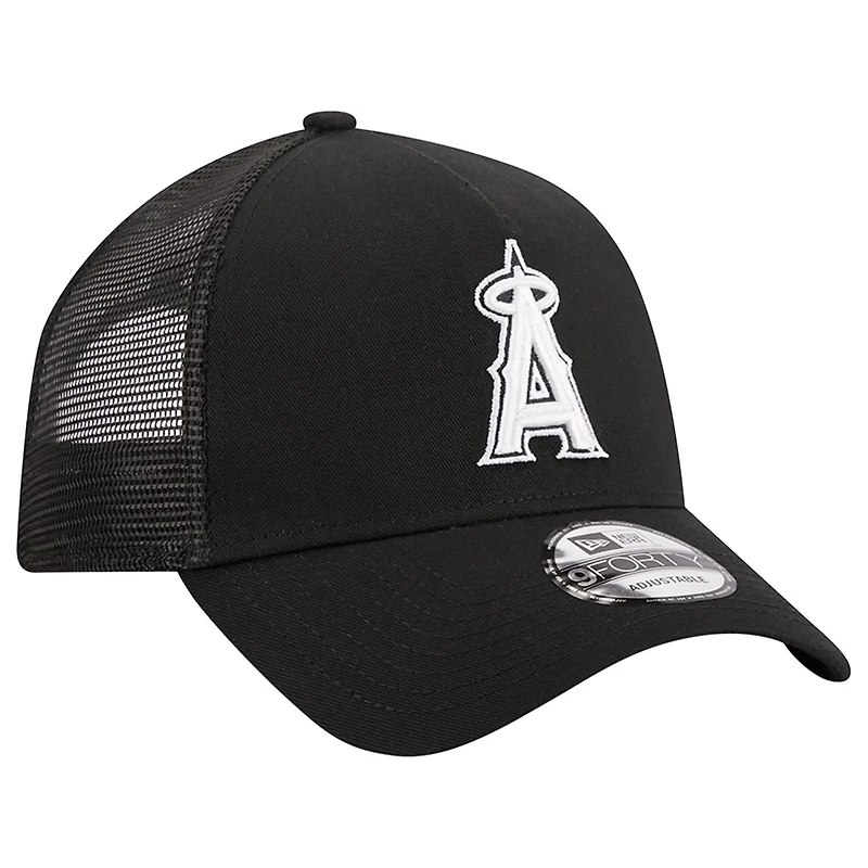 New Era Los Angeles Angels A-Frame 9FORTY Trucker Adjustable Hat