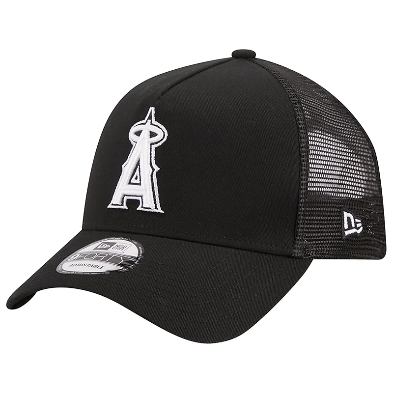 New Era Los Angeles Angels A-Frame 9FORTY Trucker Adjustable Hat