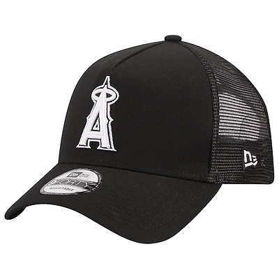 New Era Los Angeles Angels A-Frame 9FORTY Trucker Adjustable Hat