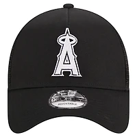 New Era Los Angeles Angels A-Frame 9FORTY Trucker Adjustable Hat